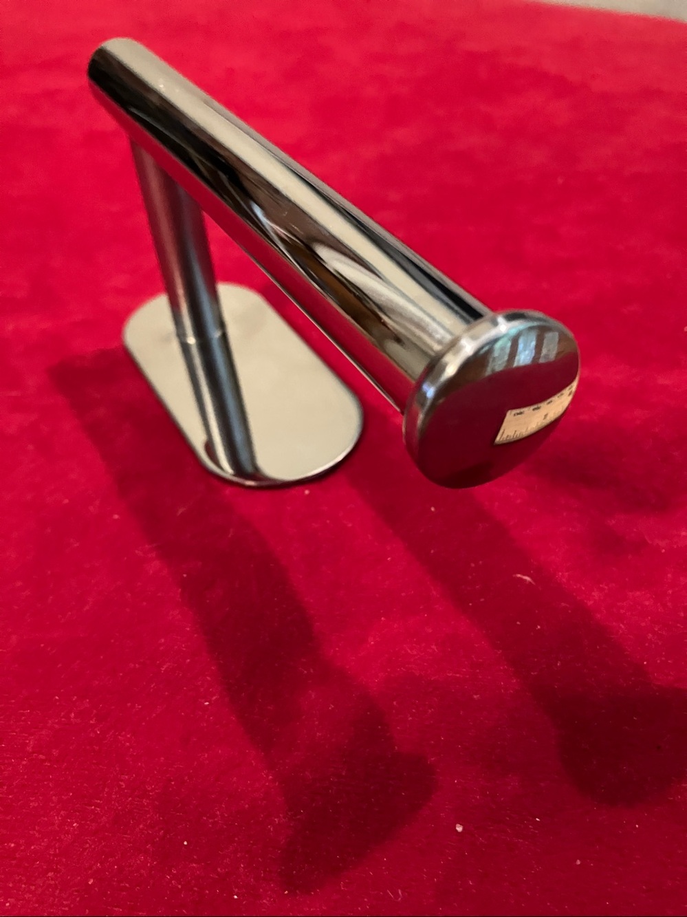 Chrome Self Adhesive Toilet Paper Holder (New No Box)